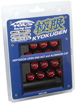 送料無料 新品 KYO-EI 極限 (品番:HP16KU) KYOKUGEN Nut [Attached Aluminum Cap ] 16pcs キャップ ブルー M12 P1.5 19/21HEX (16個 1台分)_画像4