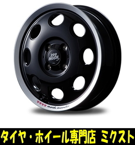 業販限定販売 新品 15インチ MOSH MANEKI 4.5J+45 4-100 特選タイヤ 165/50R15 4本セット Kuro ブラック 夏タイヤ MID 299 モッシュ 67φ