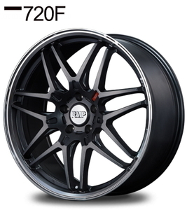 [業販限定販売] [新品] 19インチ RMP 720F 7.5J+48 225/35R19 セレナ/アイシス/CR-Z 4本SET [SG/RP] [アールエムピー] [ガンメタ]