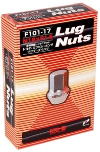 [送料無料] [新品] [KYO-EI] [品番:F101-17-16P] [1.5 x 17HEX M12] [メッキ] [ナット] [袋] [16個(1SET)] [全長:31mm] [Lug Nut] [協永]