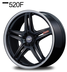 [業販限定販売] [新品] 18インチ RMP 520F 8J+42 215/45R18 プリウスα 4本 [SB/RP] [アールエムピー] [ブラック]