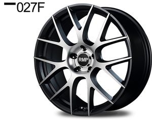 業販限定販売 新品 17インチ RMP 027F 7J+40 5-114.3 特選タイヤ 225/60R17 4本セット [セミグロスガンメタ] [アールエムピー] [夏タイヤ]