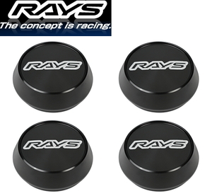 [送料無料] [新品] [正規品] [RAYS] [No.003 VR Center Cap Model-01 HI BK/GR] [センターキャップ] [4枚/4個] [G27Progressive]