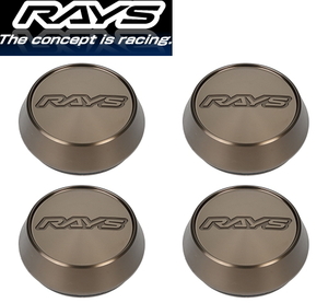 [送料無料] [RAYS] [No.056 VR Center Cap Model-01 HI BR] [センターキャップ] [4枚] [ハブクリアランス：11mm] [TE37ULTRA TE II]