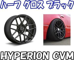 新品 20インチ HYPERION CVM 8.5J+45 245/35R20 アルファード [4本セット] [ハイペリオン] [ブラック] [MLJ]