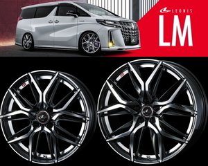 [業販限定販売] [新品] [18インチ] [LEONIS LM] [5-100] [215/45R18] [ウィッシュ] [4本] [レオニス] [PBMC] [weds]