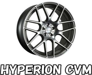 納期注意 業販品 直送品 HYPERION CVM 19インチ 8.5J+45 5-114.3 ダイヤカット アッシュグレー 4本セット (個人宅)個人名での注文不可