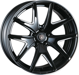 納期注意 業販品 直送品 CRIMSON CLUBLINEA VIERI FF 19インチ 8J+45 5-112 66.5φ BLACK/MACHINING ホイール 4本 [個人名での注文不可]