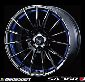 [業販限定販売] 新品 18インチ SA-35R 7.5J+45 5-100 225/40R18 86/BRZ カスタム車用 ローダウン車 4本 軽量 鋳造 [BLCII]