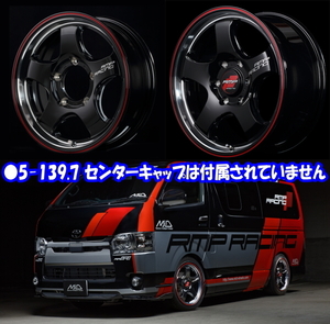 業販品 新品 17インチ RMP RACING R05HC 7.5J+38 6-139.7 106φ 4本 レッドライン BK/RVP/RED MID 特選タイヤ 265/70R17 夏タイヤ