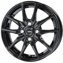 [業販限定販売] [新品] [14インチ] [軽量] [G.speed G-02] [軽用] [155/65R14] [ムーブ/タント/ミラ] [ジースピード] [メタリックブラック]_画像1