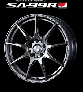 [業販限定販売] [新品] [17インチ] [WedsSport SA-99R] [7J+48] [205/50R17] [アイシス/セレナ] [軽量] [PSB] [ウェッズスポーツ]