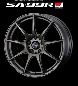 納期注意 業販限定販売 直送品 WedsSport SA-99R 17インチ 7J+40/7J+53 各2本 5-114.3 EJ-BRONZE 4本 (個人宅)個人名での注文不可