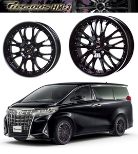 [業販限定販売] [新品] 17インチ Precious HM-3 6.5J+53 215/50R17 ステップワゴン [プレシャス] [MB/RP] [メッシュ]