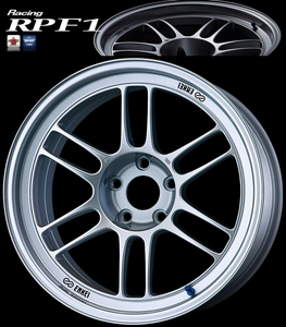 納期注意 業販品 直送品 ENKEI Racing RPF1 17インチ 9J+22 5-114.3 73φ S(シルバー) ホイール 4本 (個人宅)個人名での注文不可