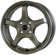 [業販限定販売] 新品 18インチ CR5 (BRM) 8.5J+45 5-100 215/40R18 86/BRZ 4本セット 軽量 鋳造 [クロススピード] [ローダウン車用]_画像3