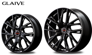 [業販限定販売] [新品] [15インチ] [VERTEC ONE GLAIVE] [5.5J+43] [175/65R15] [アクア/フィット] [DBK/Rim Edge+UCDC] [MID]