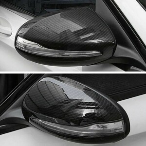  Mercedes Benz carbon look door mirror cover H243 EQA250 edition 1 AMG line EQA Class 