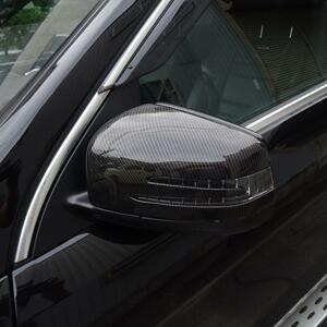  sport opening fully! Mercedes Benz carbon look door mirror cover X166 GL350 GL550 GL63 GL Class 