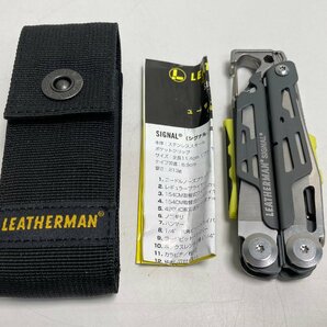 【★22-1965】■中古■LEATHERMAN マルチツール SIGNAL シグナル キャンプ レザーマン（2254）の画像1