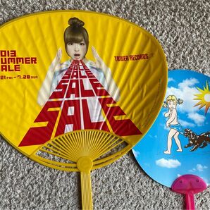 きゃりーぱみゅぱみゅ：10年前のプレミア品タワレコうちわ