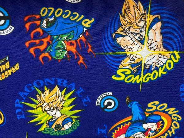 ★【未使用】ドラゴンボール-改-104×203cm BANDAI 大判　オックス　布