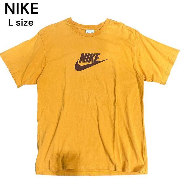 90’s NIKE 白タグ NIKE Tシャツ 染み込みプリント L