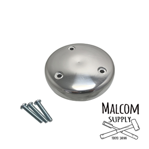 MALCOM SUPPLY製　プレーンキャブカバー　ケイヒンバタフライ用　ハーレー　エアクリーナー　ビンテージ