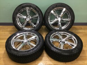 2022年製 KENDA KR36 ICETEC NEO スタッドレス 225/55R18 & 社外 weds製 ZEA 18×7.5J＋46 PCD114.3 ハブ径73 5穴 4本　2305155　2階　石