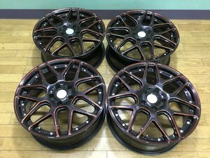 社外 メーカー不明 18×7.5J+38 ハブ径73 PCD114.3 5穴 4本　　　　　　　　　　　　　　　　　　　　　　　　2305181 2F8-1 石