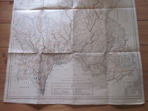 古地図　岐阜県新地図　中部鉄道網地図　◆　大正14年改訂再版　◆_画像4