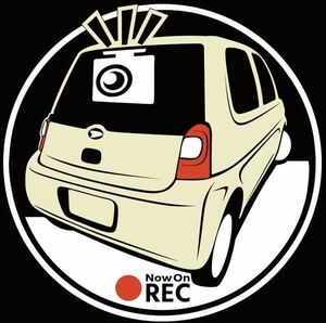  color modification possibility Daihatsu Esse drive recorder do RaRe ko sticker cutting sticker DAIHATSU