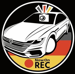 車種やカラー変更承ります　フォルクスワーゲン　vw アルテオン　ドライブレコーダー　ドラレコ　ステッカー