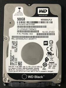 [ бесплатная доставка ] WD5000LPLX - 60ZNTT1 [Western Digital] [500GB] [2.5 дюймовый HDD] [SATA]