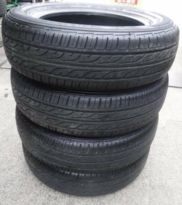 【K369】ラジアルタイヤ4本 165/70R14 DUNLOP ダンロップ EC202 2022年 中古 ◆◆個人宅配達不可◆◆