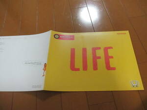 .39044 catalog # Honda * life LIFE*2003.6 issue *18 page 