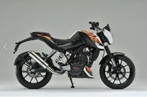 リアライズマフラー 22Racing SUSステンレス DUKE125 DUKE200_画像4