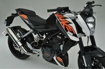 リアライズマフラー 22Racing SUSステンレス DUKE125 DUKE200_画像5