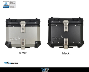 ★ DIMOTIV DI-ATC-45L バイク用トップケース・リヤボックス 取付けベース付き ブラック・シルバー （カラーをお選び下さい）