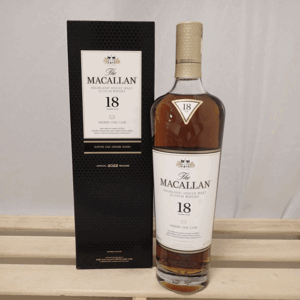 20歳以上!!【未開栓】The MACALLAN ザ・マッカラン 18年 2022 シェリーオークカスク ウイスキー 700ml 43% 箱付 送料無料!!