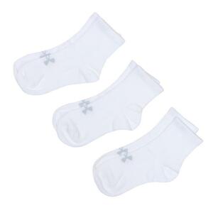 ★UNDER ARMOURアンダーアーマー〓3足組　K ESS QUARTER SOCKS ソックス〓XS 新品 1373091