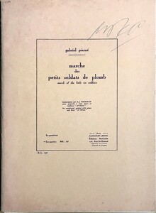 pi L ne мой ребенок .. поэтому. альбом Op.14.. свинец. ... line . импорт музыкальное сопровождение Pierne Marche des petits soldats de plomb Op.14/6