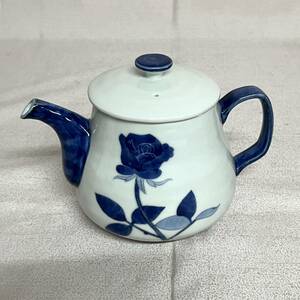  Arita .. flat kiln rose * red rose pot small teapot 1 piece (2943)