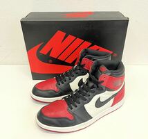 Nike Air Jordan 1 Retro High OG Bred Toe 555088-610 ナイキ エア ジョーダン 1 ハイ OG ブレッド トゥ size US 10 スニーカー_画像1