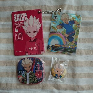 inaire.. temple .. Inazuma eleven pass case IC card-case ticket holder card-case Inazuma rare trading card soccer anime can badge 