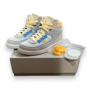 ● NIKE UNION AIR JORDAN 2 RETRO SP DN3802-001 コラボ グレーフォグ ジョーダン2 スニーカー ナイキ ユニオン 24cm