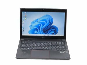 カメラ内蔵/13.3型タッチパネル/ノートPC/Win11/新品SSD256/4GB/4世代i5/FMV　UH55/M　MSoffice2021搭載　HDMI USB3.0