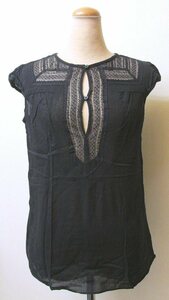  price decline *DKNY JEANS DKNY * Donna Karan * blouse * race * cotton * black *M size 