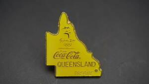 [ стоимость доставки 120 иен ] The Sydney Olympics 2000 год QUEENSLAND Coca * Cola значок (BH4328