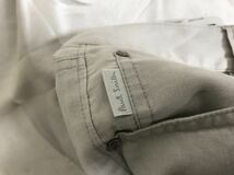 本物ポールスミスジーンズPAULSMITH JEANSコットンチノパンツスーツミリタリービジネスアメカジサーフメンズ31Mライトグレー_画像5